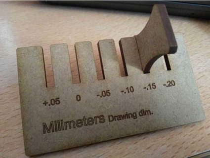 material test comb dreamboxprod kurf laser lasercut cutter engraver 3d print model - Mito3D