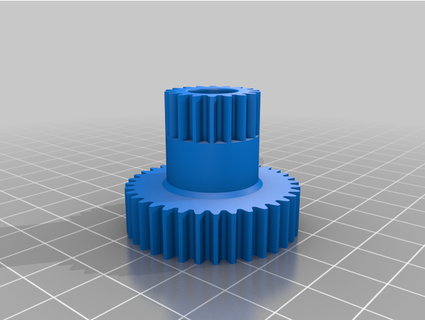 gearbox mod spur gear 36 18 mr104 moipopples 3d print model - Mito3D