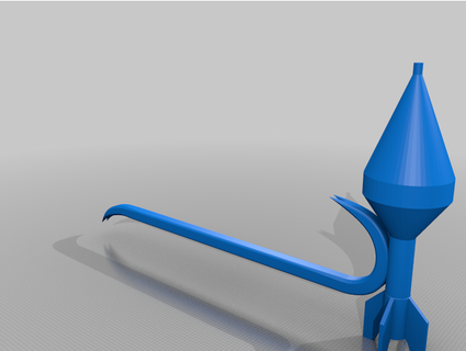 rocket crowbar - tribute eponymous life mod gluonworkshop video game 3d print model - Mito3D