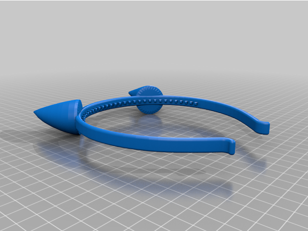 classic devil horn headband tankgirltess costume horns holloween 3D print model - Mito3D