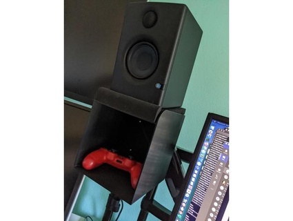 vesa mount shelf studio monitor speakers dev dull adapter 3d print model - Mito3D