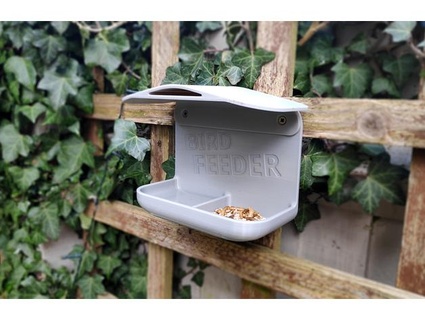 uccello alimentatore acqua piatto parete montato design mangiatoia per uccelli birdwater giardino 3d print model - Mito3D