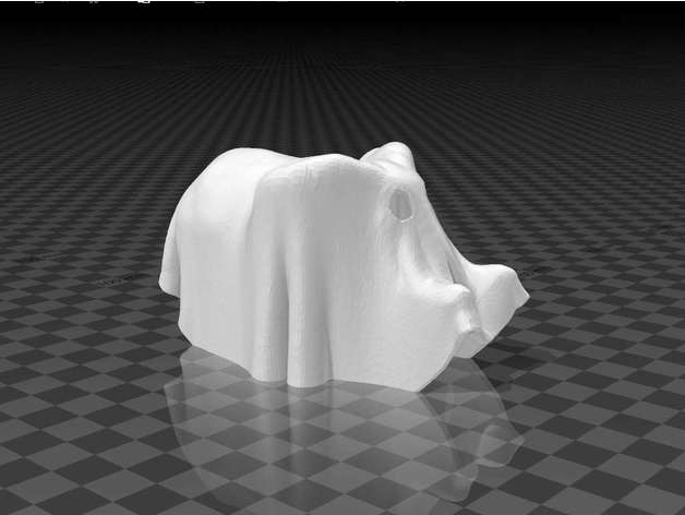 animal ghost elefante espectro garaje syzguru11 3D print model - Mito3D