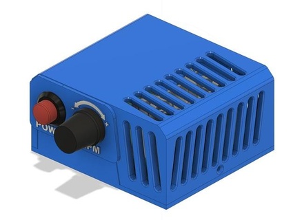 pwm moteur vitesse manette logement optionnel balle mangeoire monter pyrex238 3d print model - Mito3D