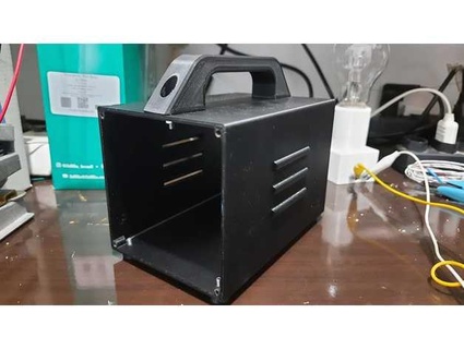 vented enclosure power supply box case maker gcc99 cover ultimate voltage 3d print model - Mito3D