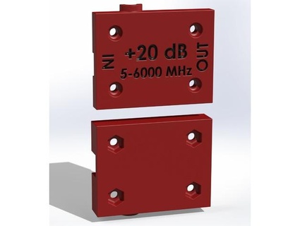 rf lna Cas gaine 25x32mm low noise amplificateur hjnorden 3d print model - Mito3D