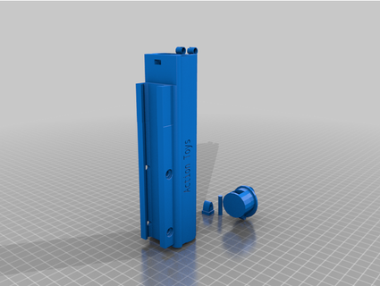 action toys peg box airsoft lipo grand megus accesories attachment parts 3d print model - Mito3D