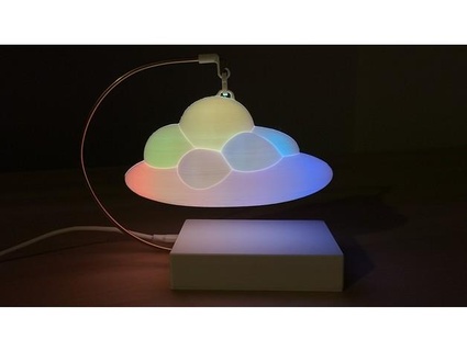 cloud lamp desktop touch fla labs arduino desk neopixel 3d print model - Mito3D