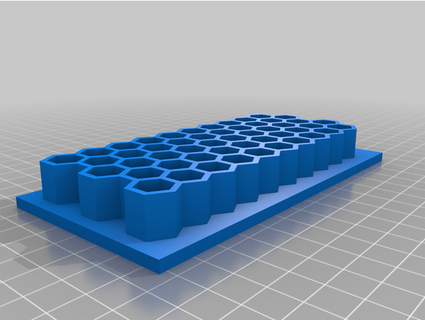 40 357 honeycomb ammo tray iamgeniusrnti 3d print model - Mito3D