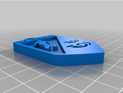 siveo keychain leviman02 3d logo 3d print model - Mito3D