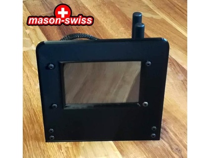 wallmount case mmdvm dual raspberry pi nextion tft mason swiss dmr hotspot display 3d print model - Mito3D