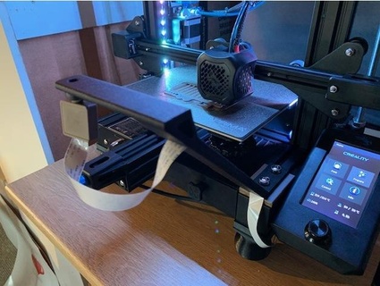 Kamera Rahmen montieren 360 pi Fall Mantel Nocken v2 Ender 3v2 sympotisch 3 Himbeere 3d print model - Mito3D