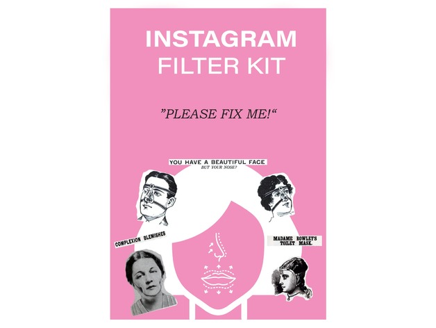 instagram filtro kit 8x10x10x10 3d moda 3D print model - Mito3D