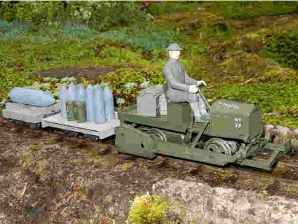 zanja ferrocarril vagones crewe tractor bblr 3d print model - Mito3D