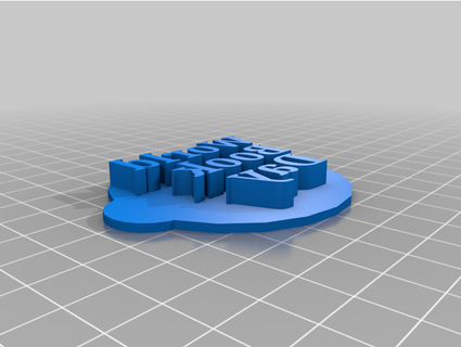 mondo libro giorno biscotto taglierina indentore binaryboi 3d print model - Mito3D