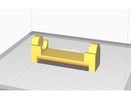 filamento carretel suporte bisbilhoteiro 3d print model - Mito3D