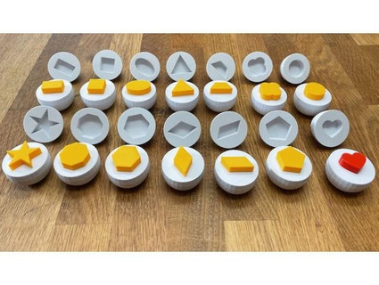 uovo giocattolo forma corrispondenza thomas07 montessori prescolare forme 3d print model - Mito3D