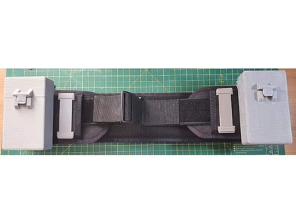 belt pouch - square greymanwaylander addon airsoft accesories batman belt case cosplay molle pouch utility utility belt  3d print model - Mito3D