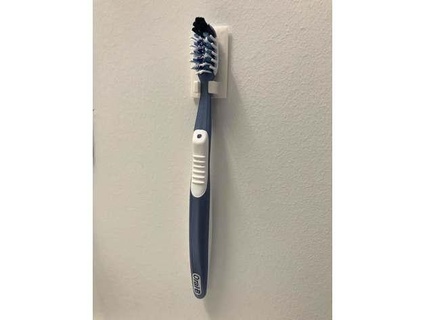 wall mirror toothbrush holder finnhem mount 3d print model - Mito3D