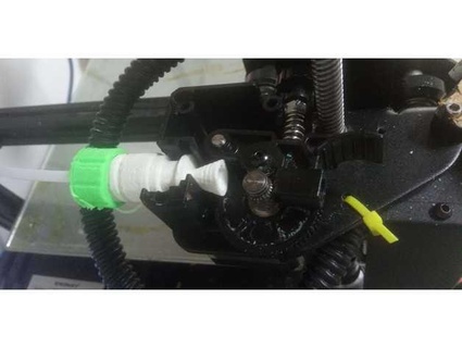 filament taker - tube extruder easy add chaveriko 3d print model - Mito3D