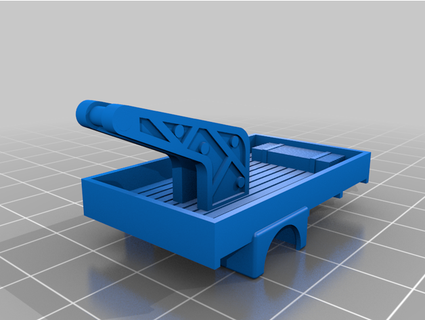 lego bedford flatbed crane mrjansen82 h0 scale model 3d print model - Mito3D