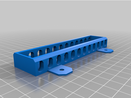 barrera tornillo terminal bloquear 12 posición cable conector bobopl 3d print model - Mito3D