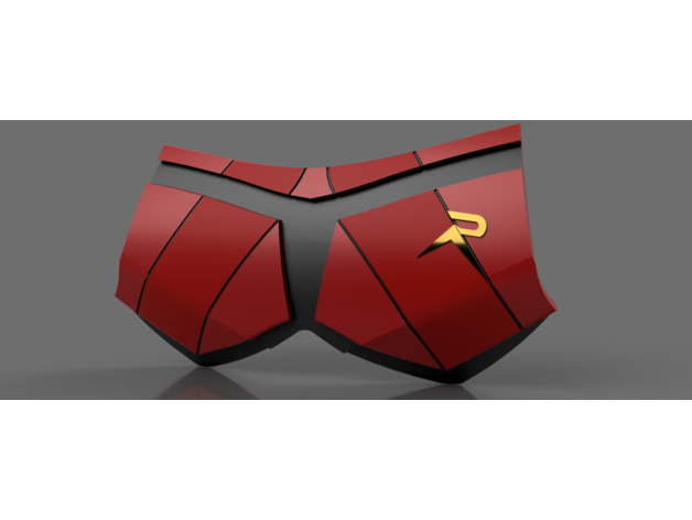 robin chest armor flycooper batman 3D print model - Mito3D