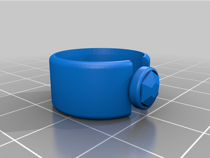 básico anillo solido lento joyería joya anillos 3d print model - Mito3D