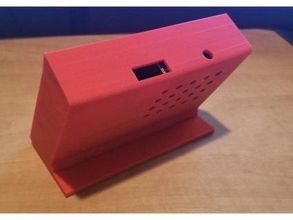 5 lcd desktop case raspberry pi makerplane 3d print model - Mito3D