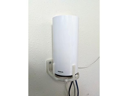 nokia gateway 3 wifi fiber router wall mount shelf stand jamieleben bracket 3d print model - Mito3D