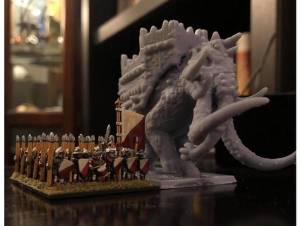 savaş mamut kuşatma kulesi 3d print model - Mito3D