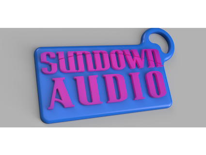 sundown audio keychain dhoopes11 automotive car sound 3d print model - Mito3D