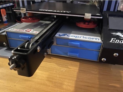 ender 3 non pro Genişletilmiş çift çekmeceler domuzcuk 3d print model - Mito3D