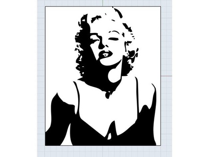 Marilyn 1 garip Monroe 3d print model - Mito3D