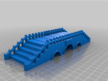 miniature bridge jeremylau520 aquarium 3d print model - Mito3D
