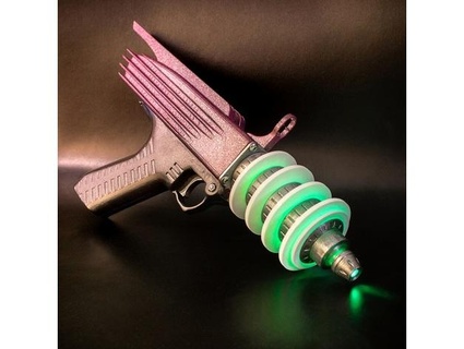 up atomizer gt5 grand frankly cosplay prop weapon future games grandtheftauto theft auto gta pewpew raygun rockstar space toy 3d print model - Mito3D