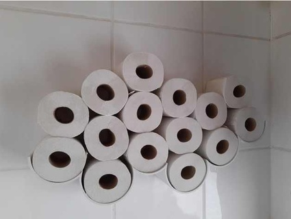 Toilette Papier Wolke Anstrengung Badezimmer Zubehör Veranstalter komisch Halter Unterstützung 3d print model - Mito3D