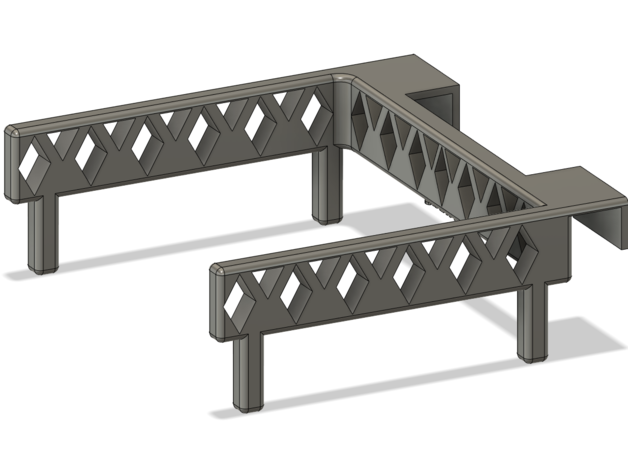 akış torbası Çekmece çöp sırt çantası Kulp destek gerçek taşma mutfak 3D print model - Mito3D