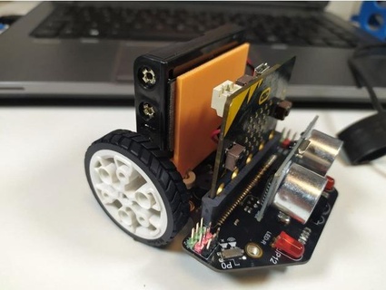 Maqueen Base Batterien opcion3d bbc Mikrobit Mikro 3d print model - Mito3D