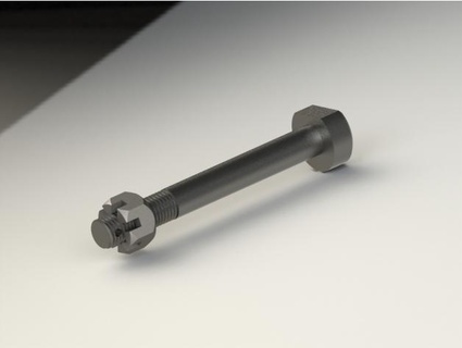 parafuso noz pinocad bullone dado rosca fio 3d print model - Mito3D