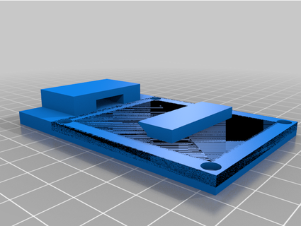 framboesa pi placa montagem Hutschiene estrondo trilho monte schraeer 3d print model - Mito3D