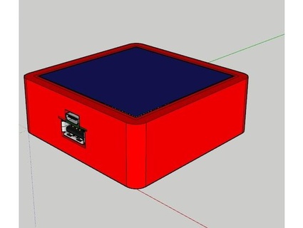 3d printed solar power bank hserimer 3d print model - Mito3D