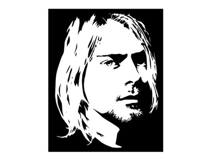 kurt Cobain 3 seltsam Nirwana 3d print model - Mito3D