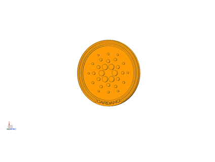 cardano coin akanikon ada altcoin crypto cryptocurrency 3d print model - Mito3D