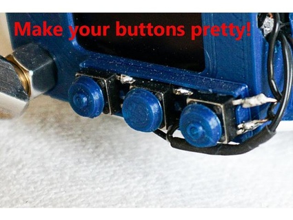 button cover ratner buttons box enclose protect shield surround diy electronics enclosure engineeringproject lever microswitch protection protector push-button pushbutton switch 3d print model - Mito3D