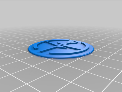 Resiliente logotipo Krisherman 3d print model - Mito3D