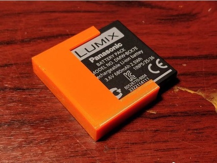 battery holder panasonic dmw-bck7e camera higany cover lumix 3d print model - Mito3D