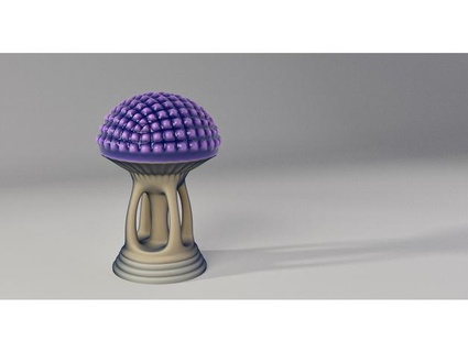 stilisiert Pilz Rossmacher Kunst vergeben Auszeichnungen Dekoration Design Pilze Ornament Pflanze sci fi Wissenschaft Fiktion scifi Skulptur Trophäe 3d print model - Mito3D