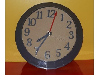 wall clock vpx3d time 3d print model - Mito3D