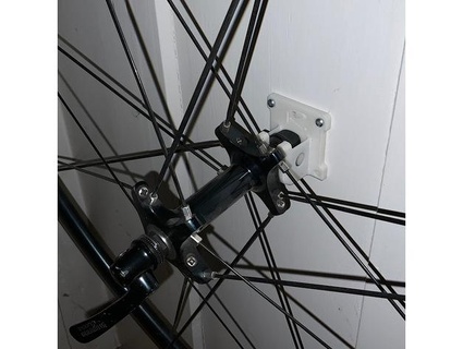 wheel2wall mount r413 bicycle bike cycling hanger wall wheel 3d print model - Mito3D